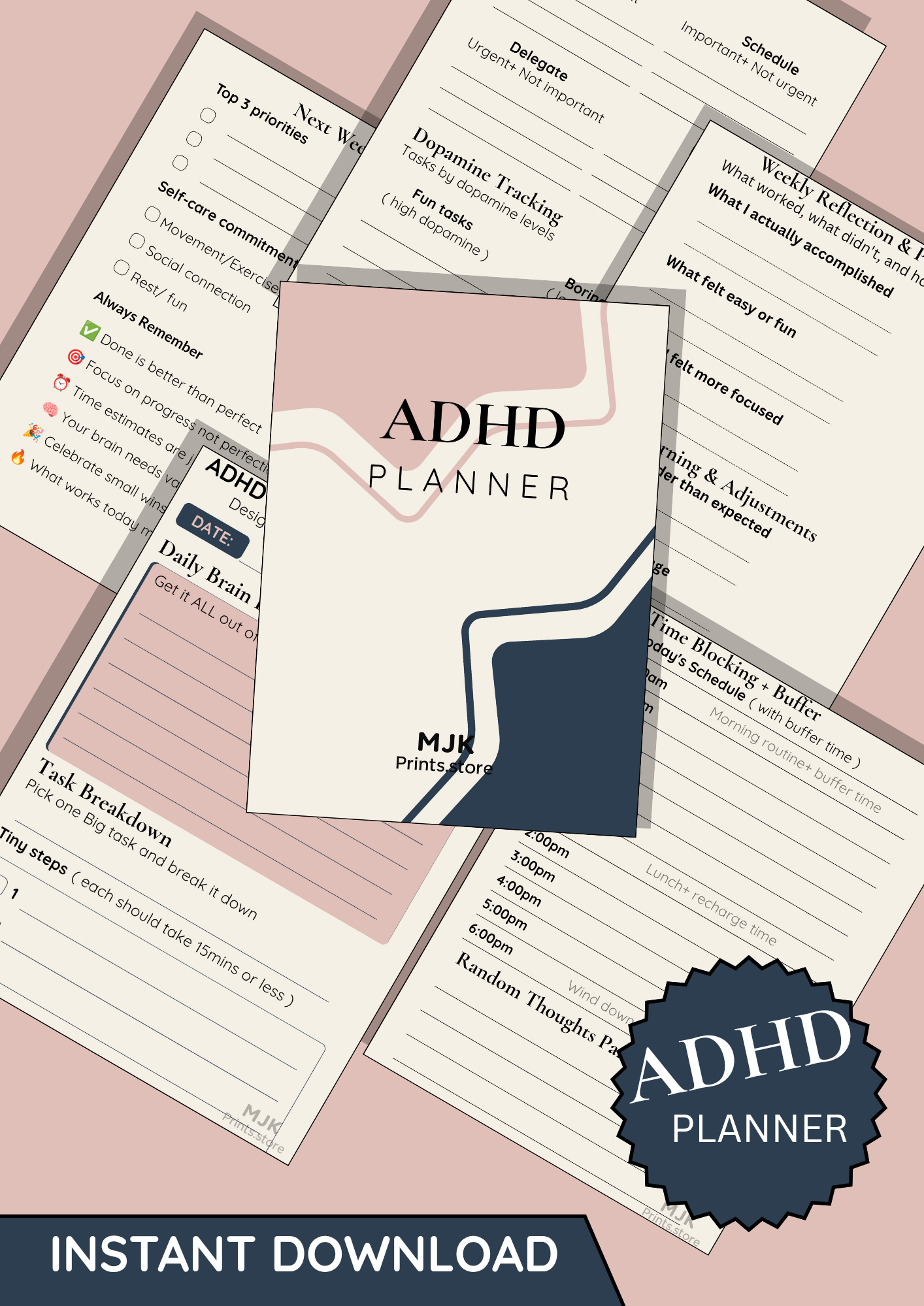 ADHD planner