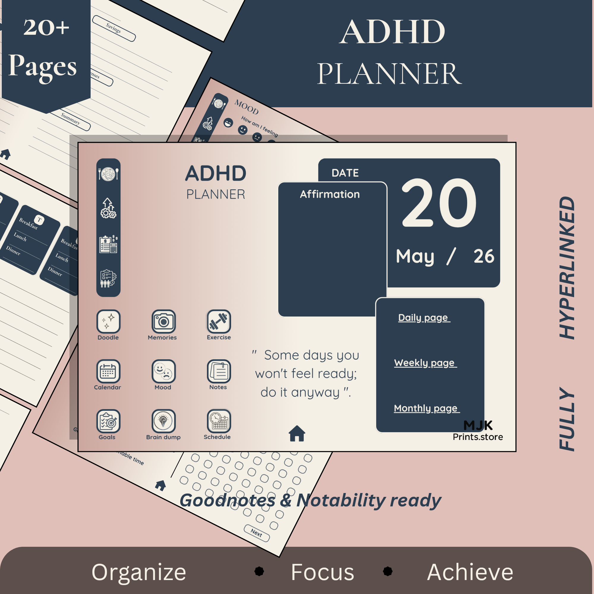 ADHD Digital Planner