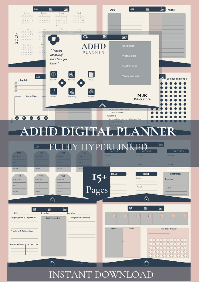 ADHD Digital Planner