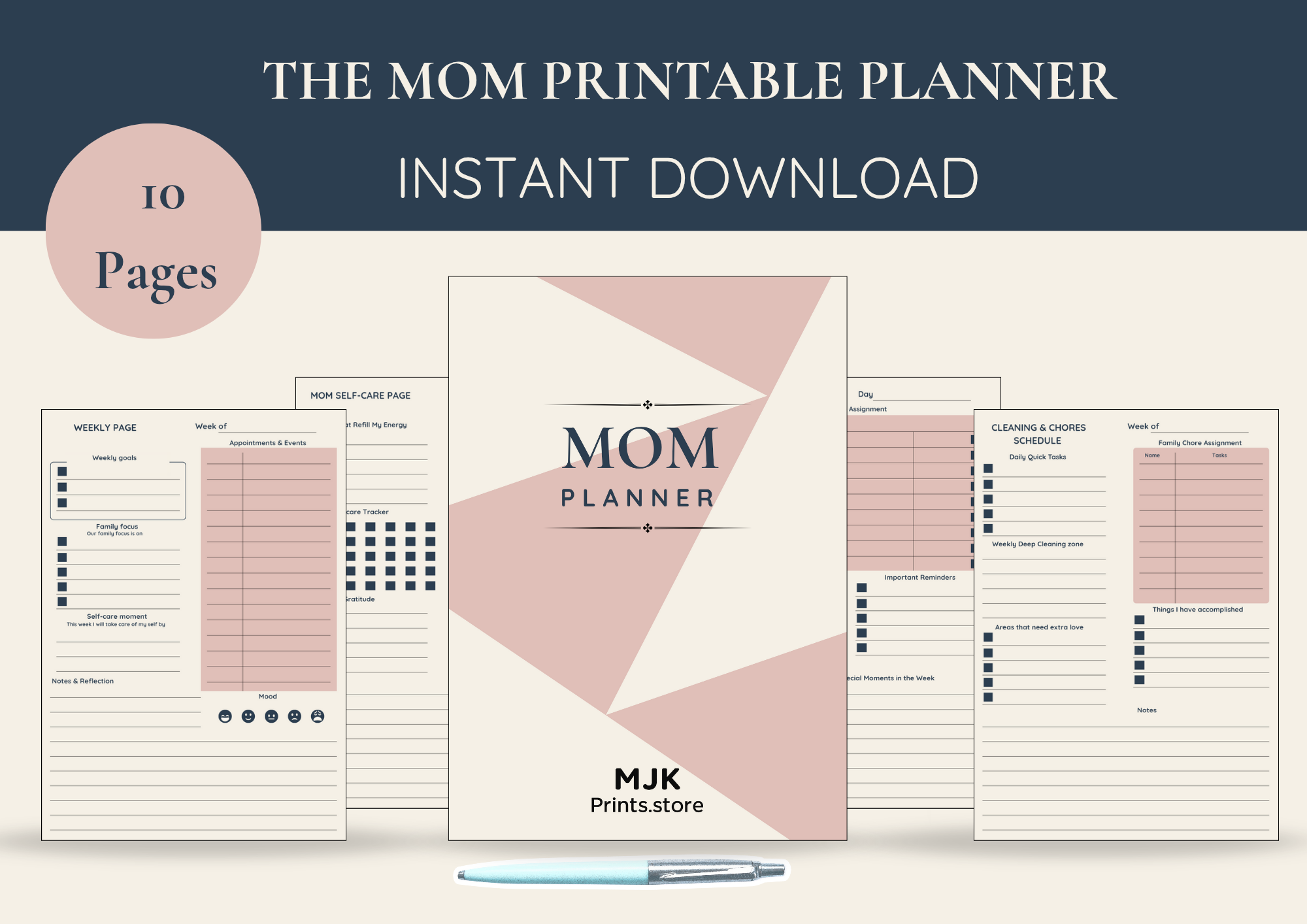 Mom printable planner
