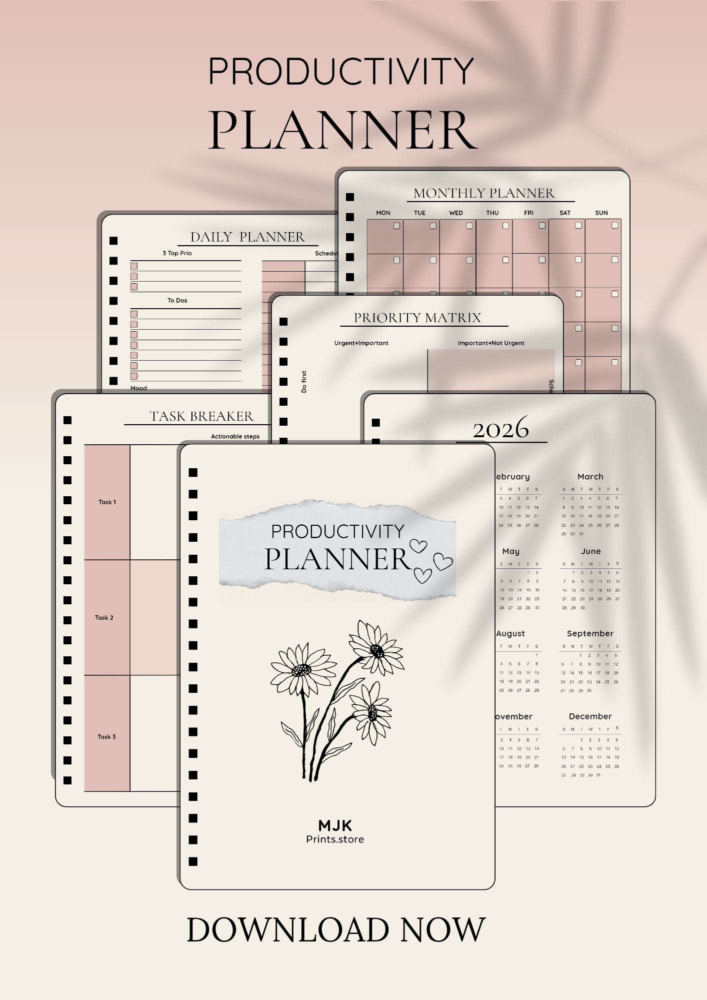 Printable Productivity Planner