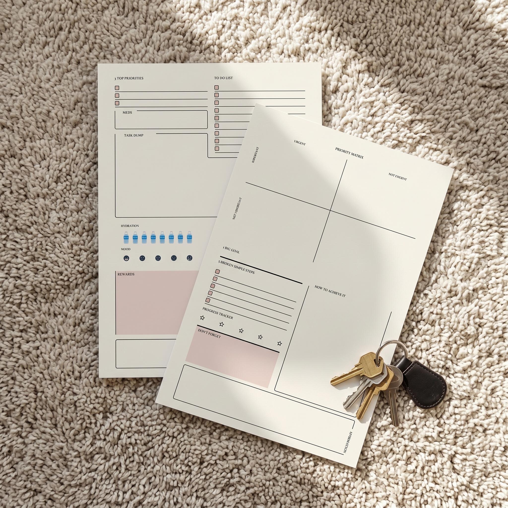The Focused Mom Daily Planner: Organize Your Day, Track Your Mood, and Actually Get Things Done